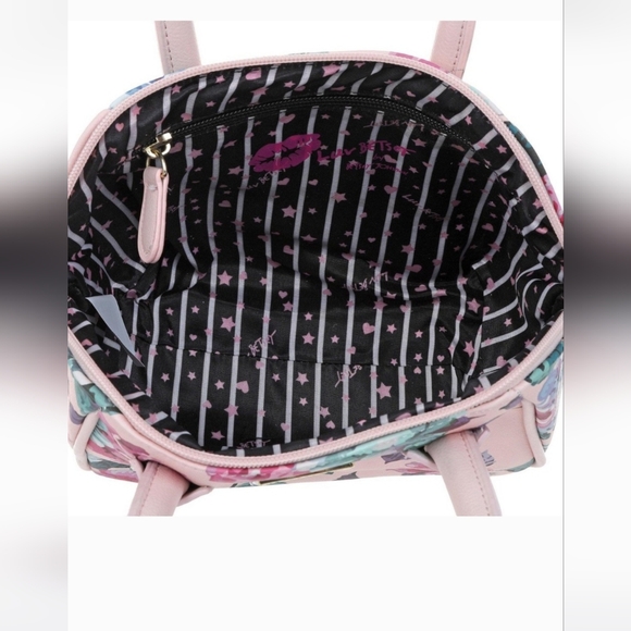 Betsey Johnson Floral Pink Handbag - Picture 3 of 3
